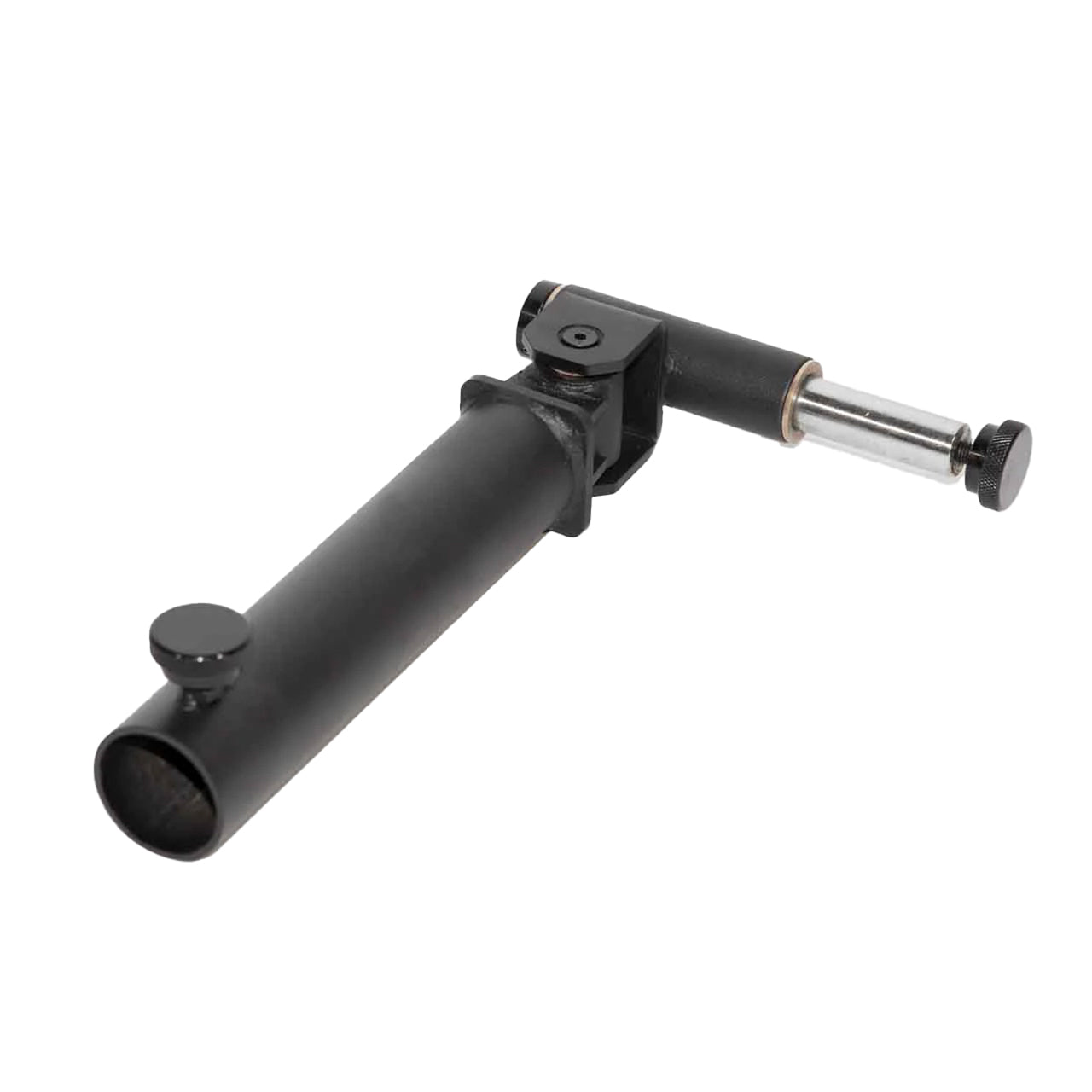 Landmine attachment for a home gym rack.