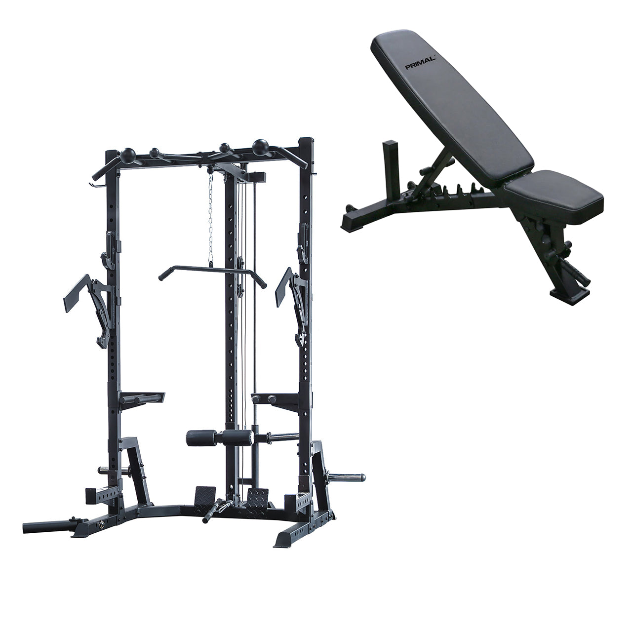 Primal Personal Series Ultimate Half Rack & Bench Package
