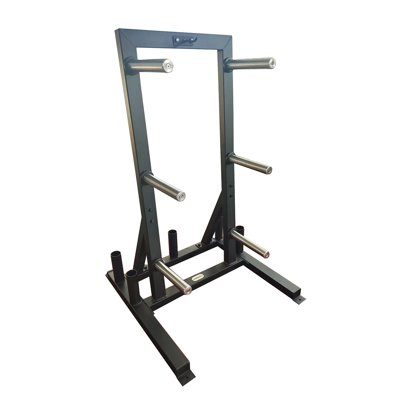 Stealth Commercial Fitness Olympic Disc Barbell Rack Matte Nero
