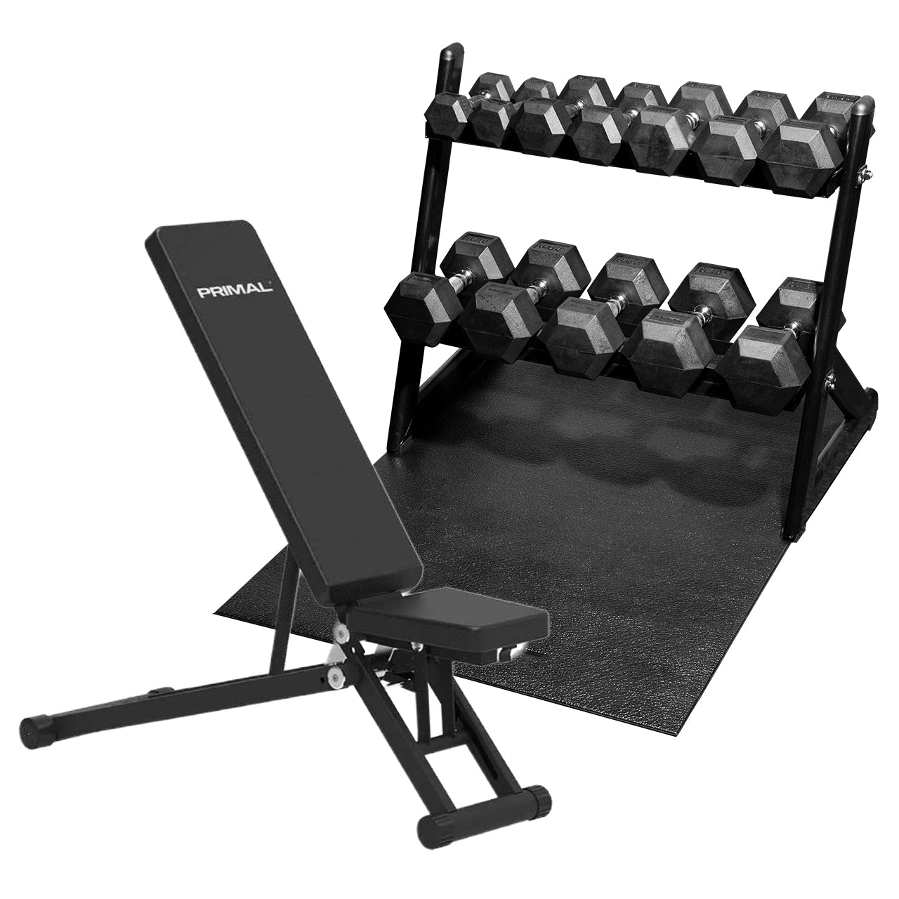 Primal Personal Series PVC Hex Dumbbell Bundle – Primal Strength