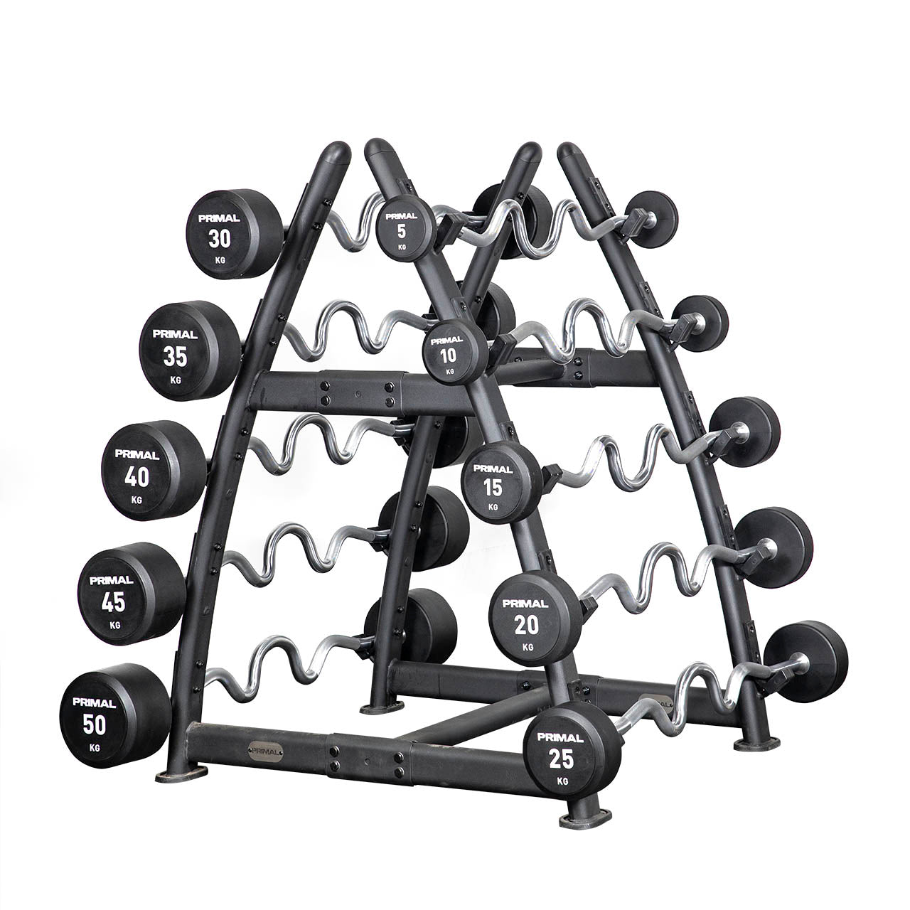 Primal Performance Series Urethane Supercurl EZ-Barbell Set 5kg