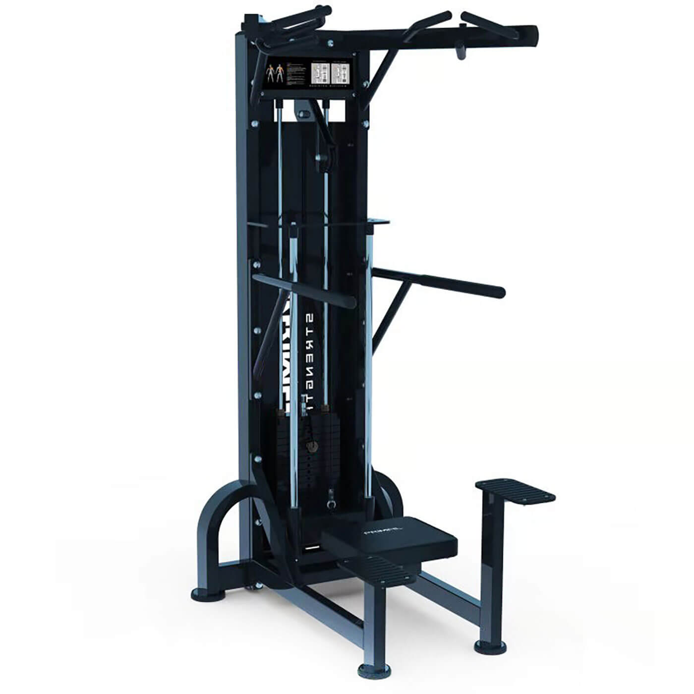 Primal Performance Series 125kg Pin-Select Dual Assisted Chin