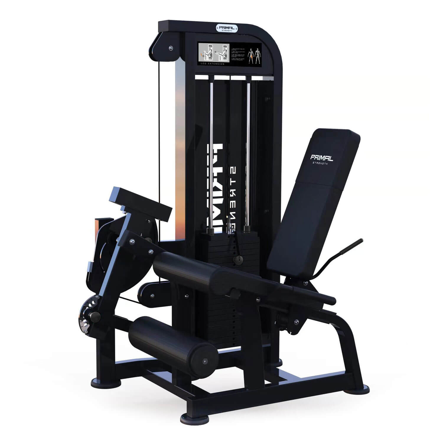 Commercial Seated Leg Extension Gym Machine (125kg) Primal Strength