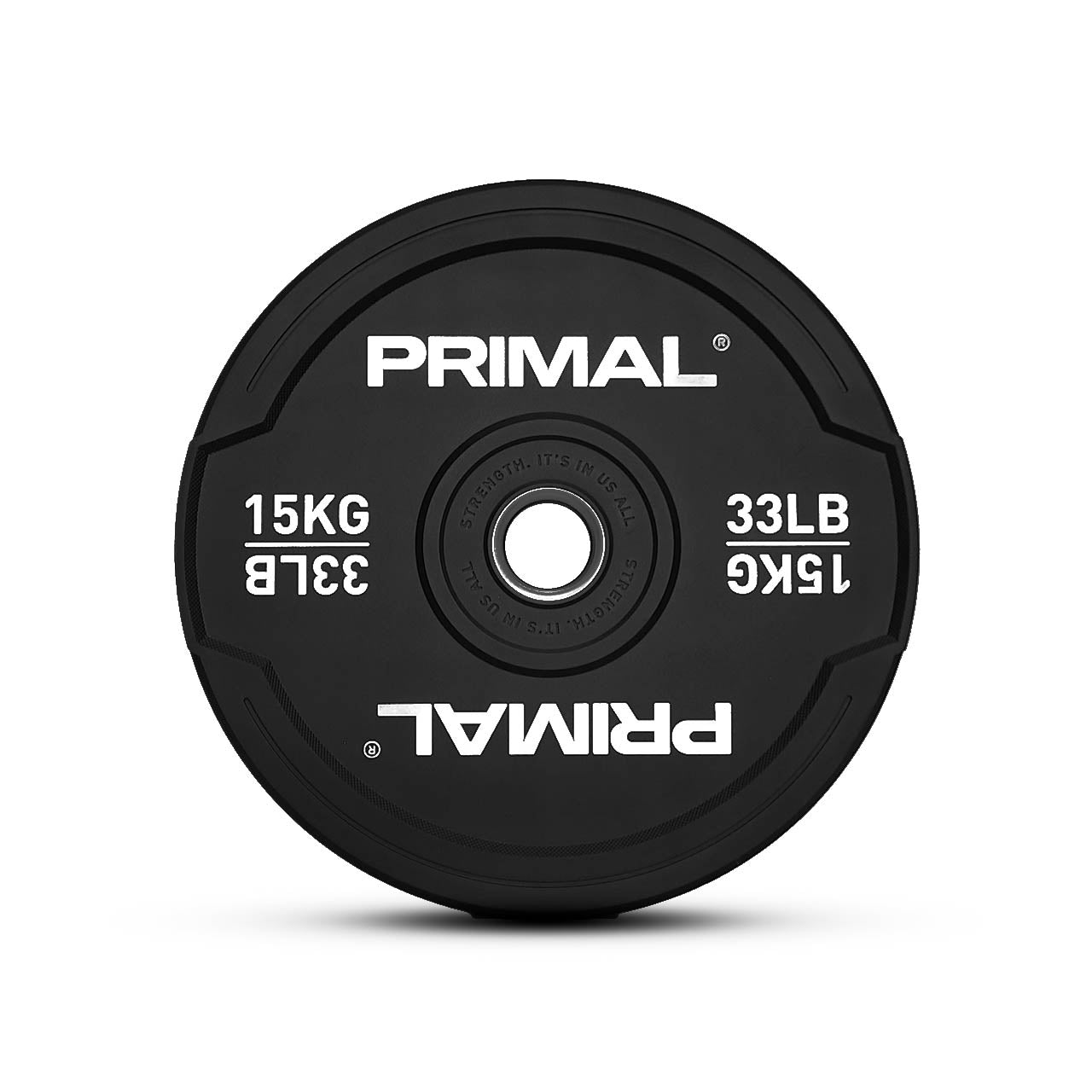 Primal Pro Series Black Rubber Bumper Plate (Singles)
