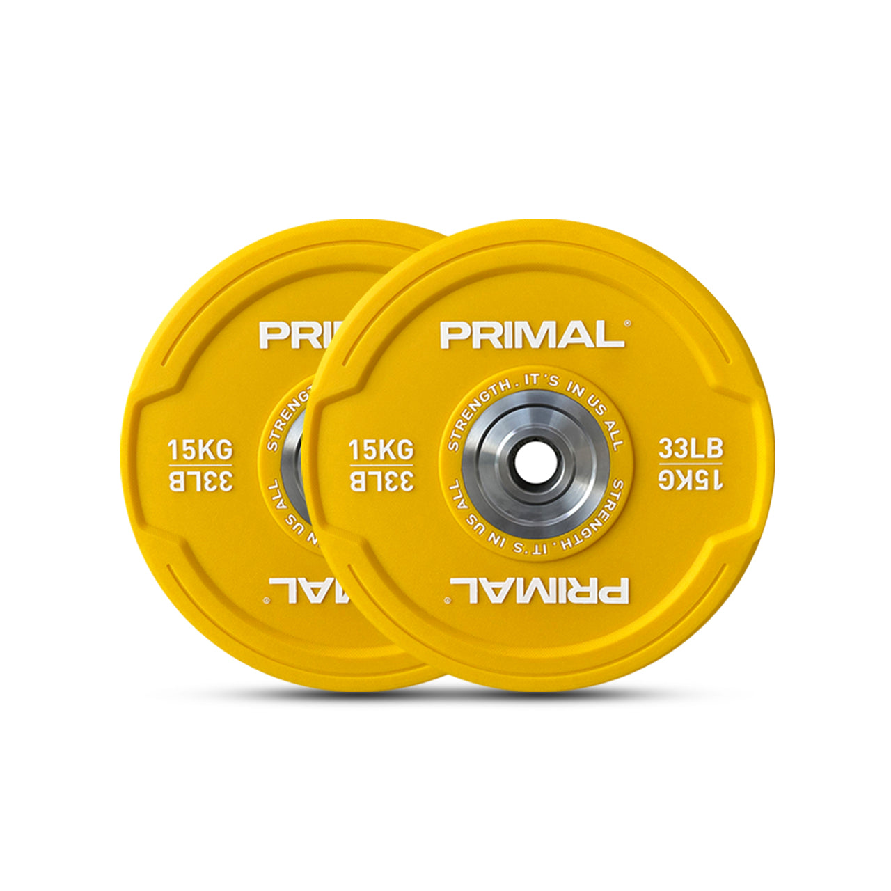 Primal Performance Series Urethane Bumper Plate (Pairs)