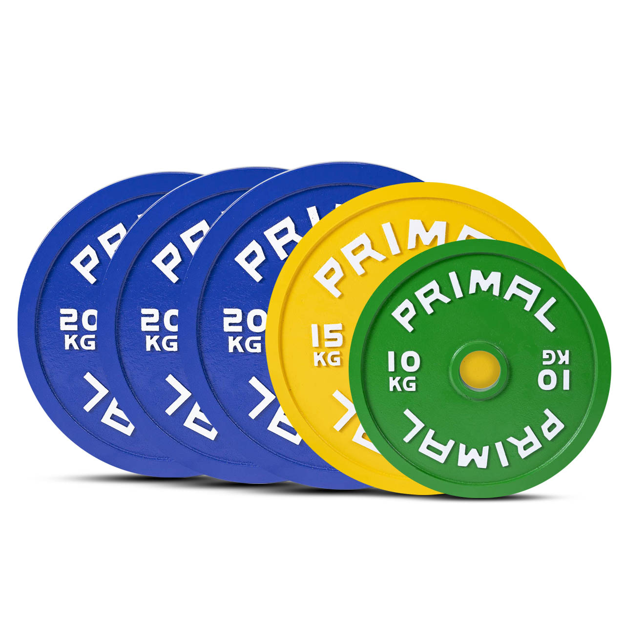 Primal Performance Series 250kg Set V2.0 Calibrated Weight Plates