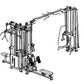 Primal Performance Series 5-Station Multi-Stack Gym