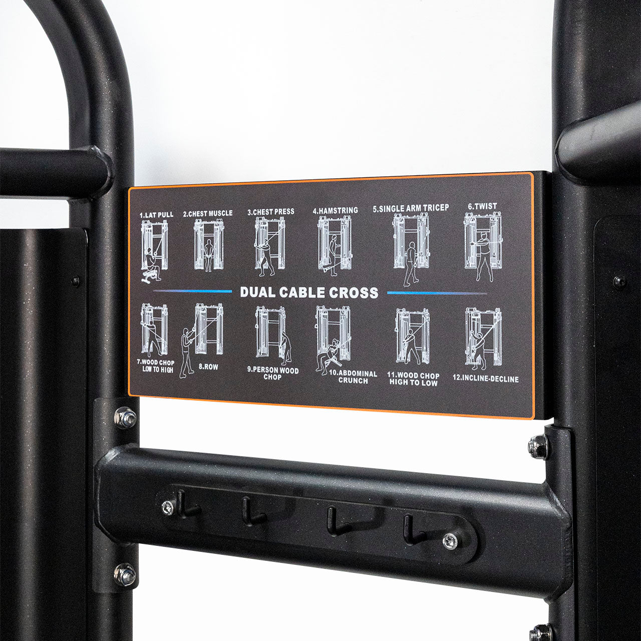 125kg Pin-Select - Club Functional Trainer / Dual Adjustable Pulley