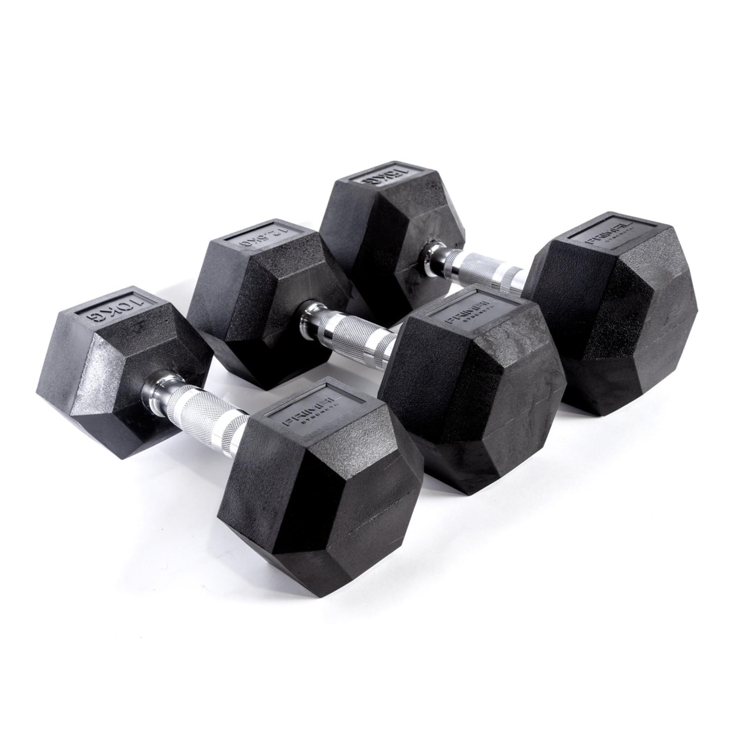 Primal Pro Series Rubber Hex Dumbbell