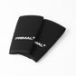 A pair of 7mm black knee sleeves for weightlifting.