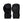 High-quality black leather boxing gloves.