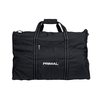 Black kit bag for storing boxing gloves, pads & accessories.