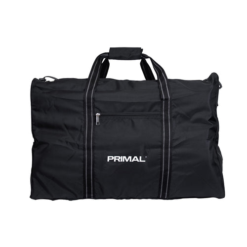 Black kit bag for storing boxing gloves, pads & accessories.