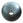 A grey stability exercise ball on a white background.