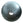 A grey stability exercise ball on a white background.