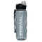 A gray Primal Pro Series 750ml water bottle with a flip-top lid and carry strap.