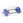 A hex barbell loaded with bumper plates.