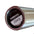 A close up of a barbell end.
