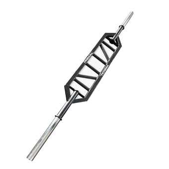 An Olympic swiss style barbell.