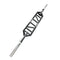 An Olympic swiss style barbell.