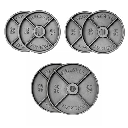 Primal Pro Series Deep Dish Olympic Weight Plate (Sets)