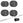 Black Rubber Bumper Plate (Sets)