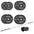 Black Rubber Bumper Plate (Sets)