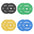 Coloured Bumper Plate (Sets)