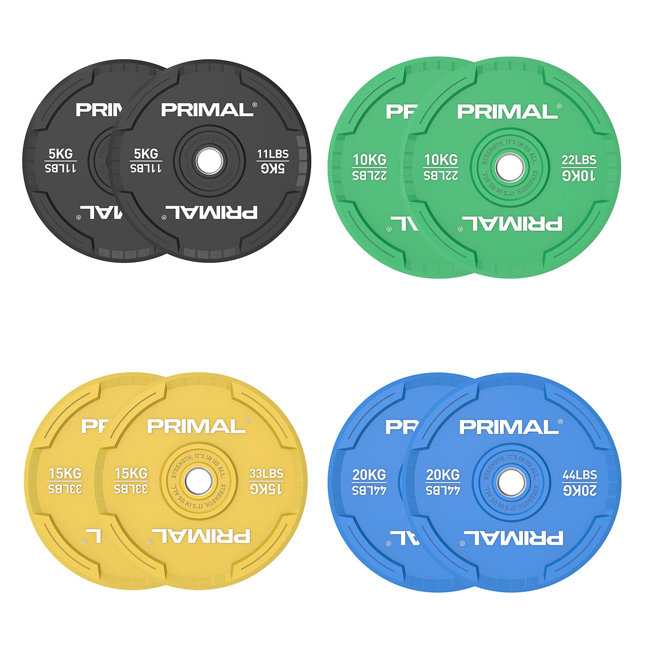 Primal Performance Series V2 Coloured Bumper (Sets)