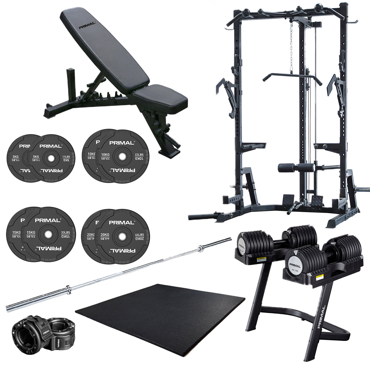 Primal Personal Series Ultimate Half Rack Premium Bundle