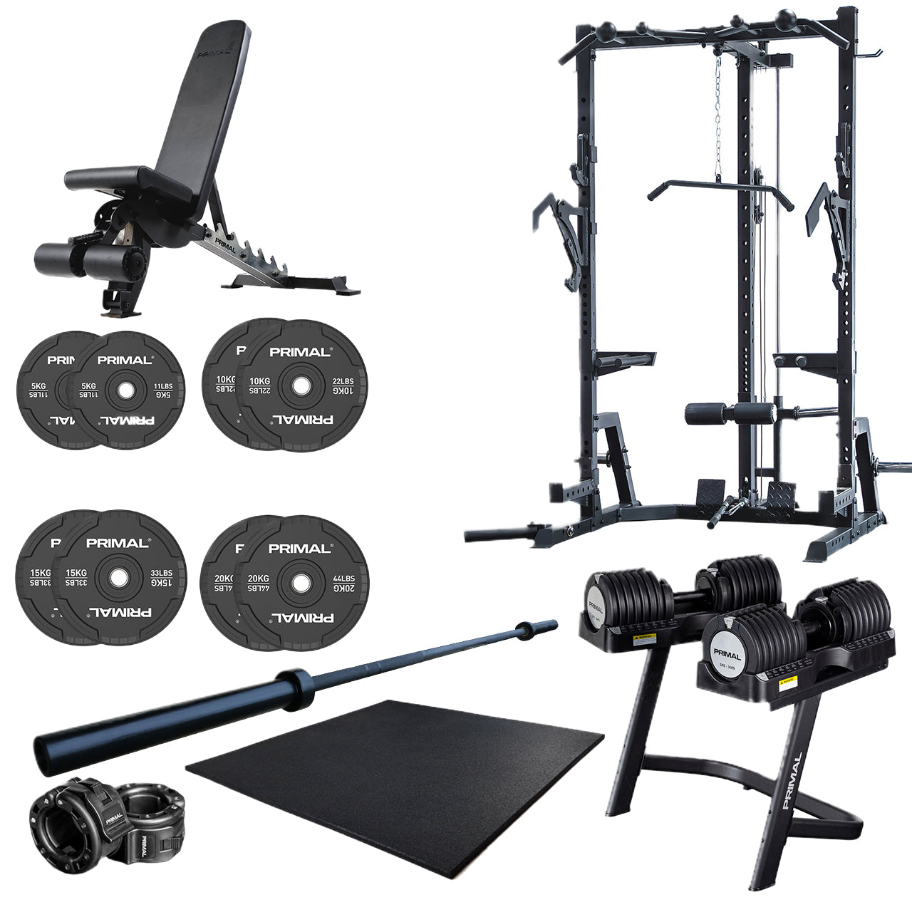 Primal Personal Series Ultimate Half Rack Premium Bundle