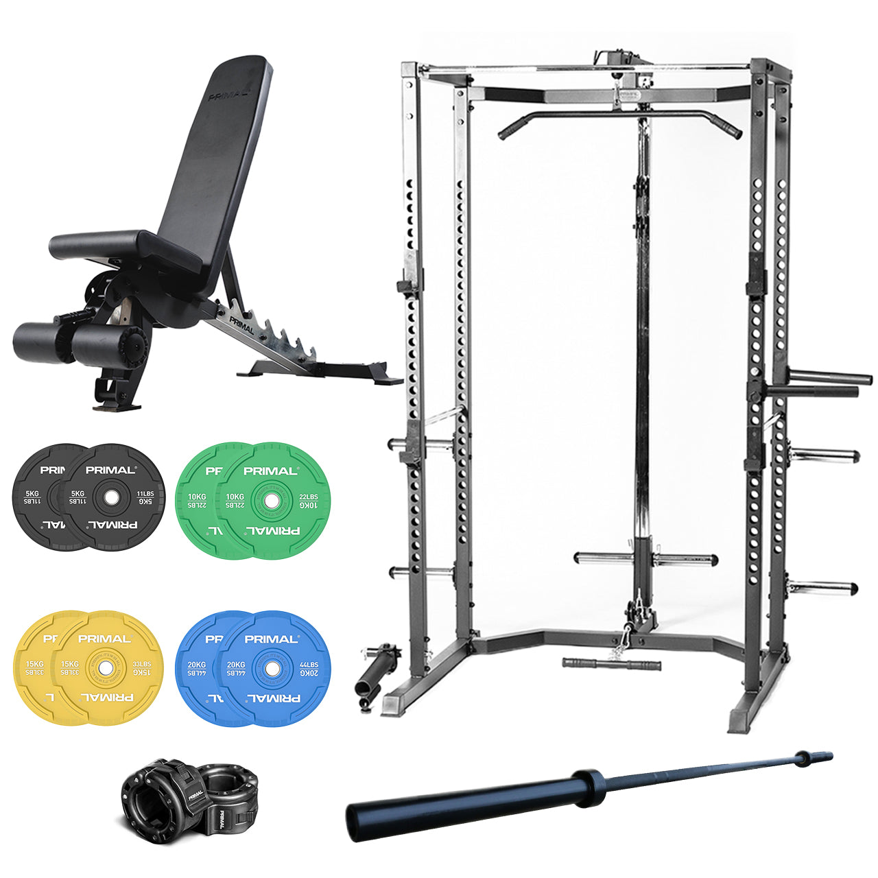 Primal Personal Series Home Gym Rack Package