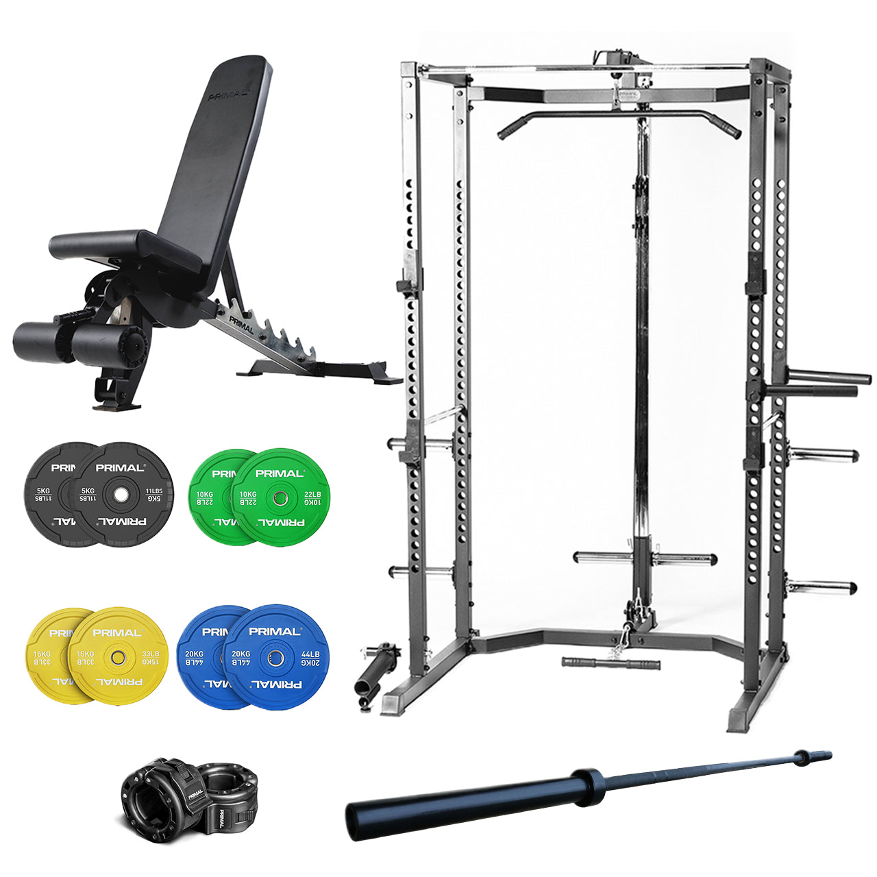 Primal Personal Series Home Gym Rack Package