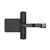 A black lat pulldown seat attachment for modular rigs & racks.