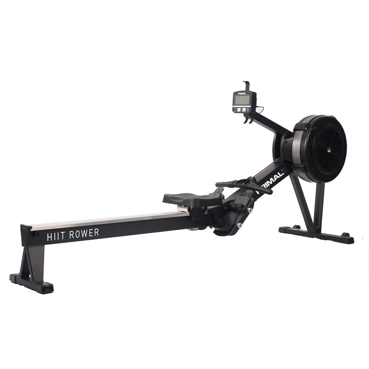 High Seated Rower Black And White Gym Rower EL BLACK IRON Plate Loaded Seated Row