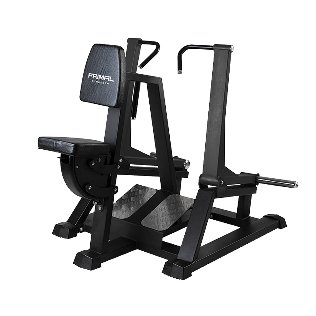 A black plate loaded full row machine.