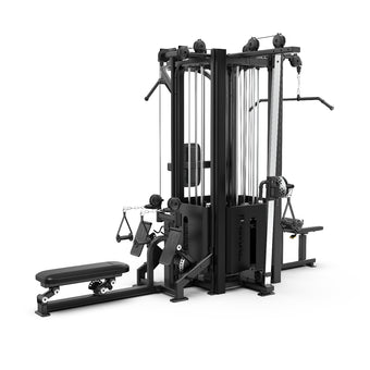 A 4 station multi stack gym system. 