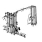 Primal Performance Series Club 5-Station Multi-Stack Gym