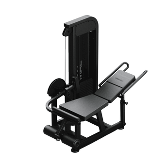 Pin-loaded ab crunch gym machine on a white background.