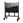 An upright dumbbell storage rack with wheels for urethane studio dumbbells.