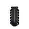 A 6 pair vertical dumbbell rack which stores hex and round dumbbells.