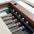 Close-up of the springs on a pilates reformer machine.