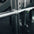 A barbell resting on a j-hook.