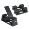 A HIIT gym bench with a pair of 40kg adjustable dumbbells.