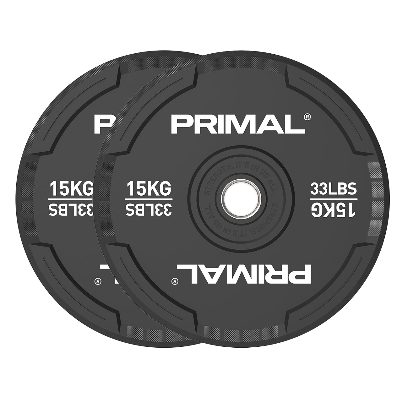 Black Rubber Bumper Plate (Pairs)