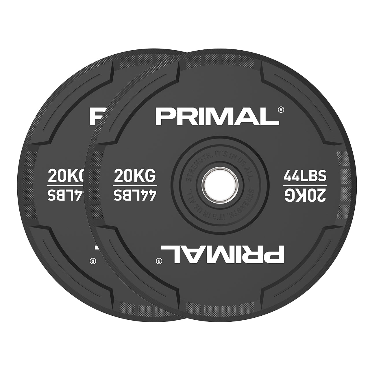 Black Rubber Bumper Plate (Pairs)