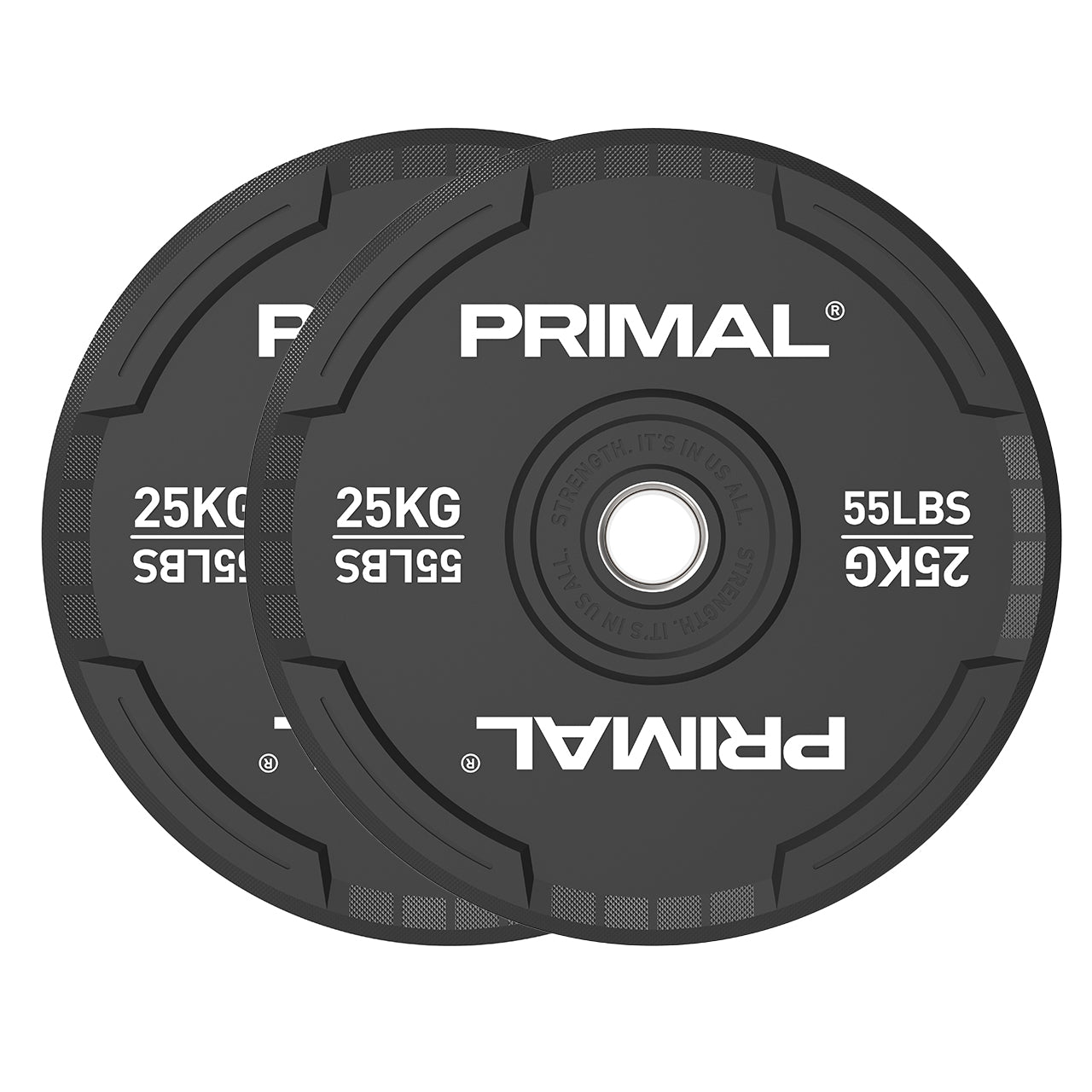 Black Rubber Bumper Plate (Pairs)