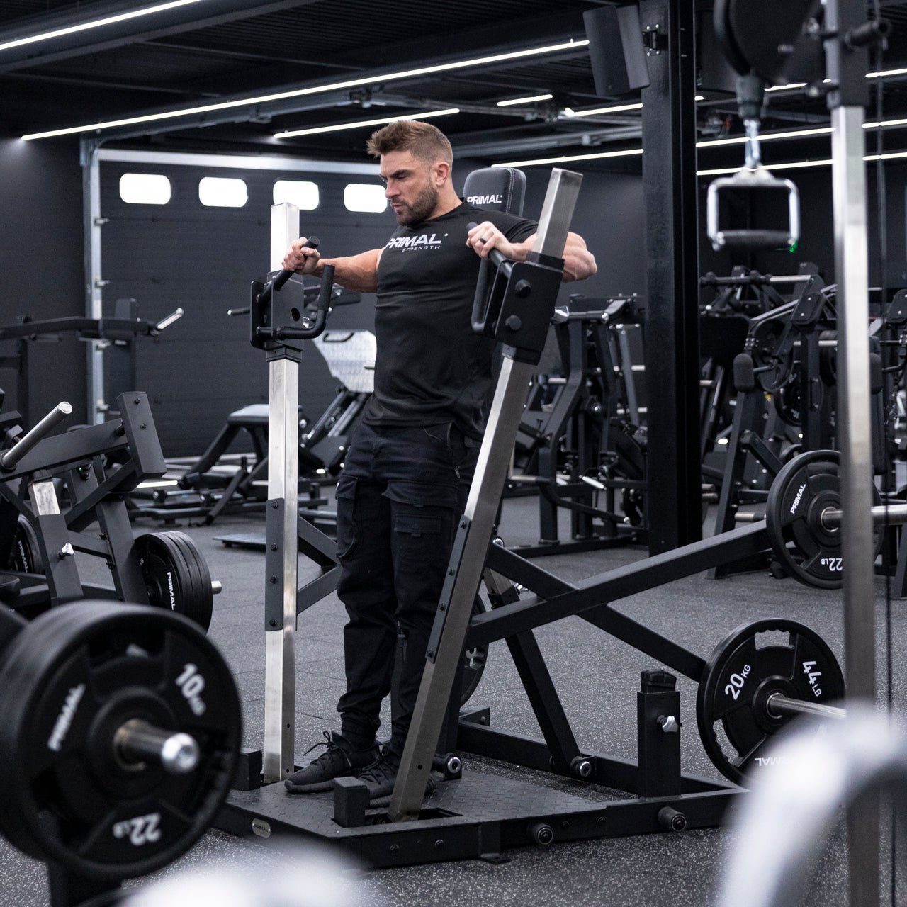 Standing Chest Press- PRE WORKED