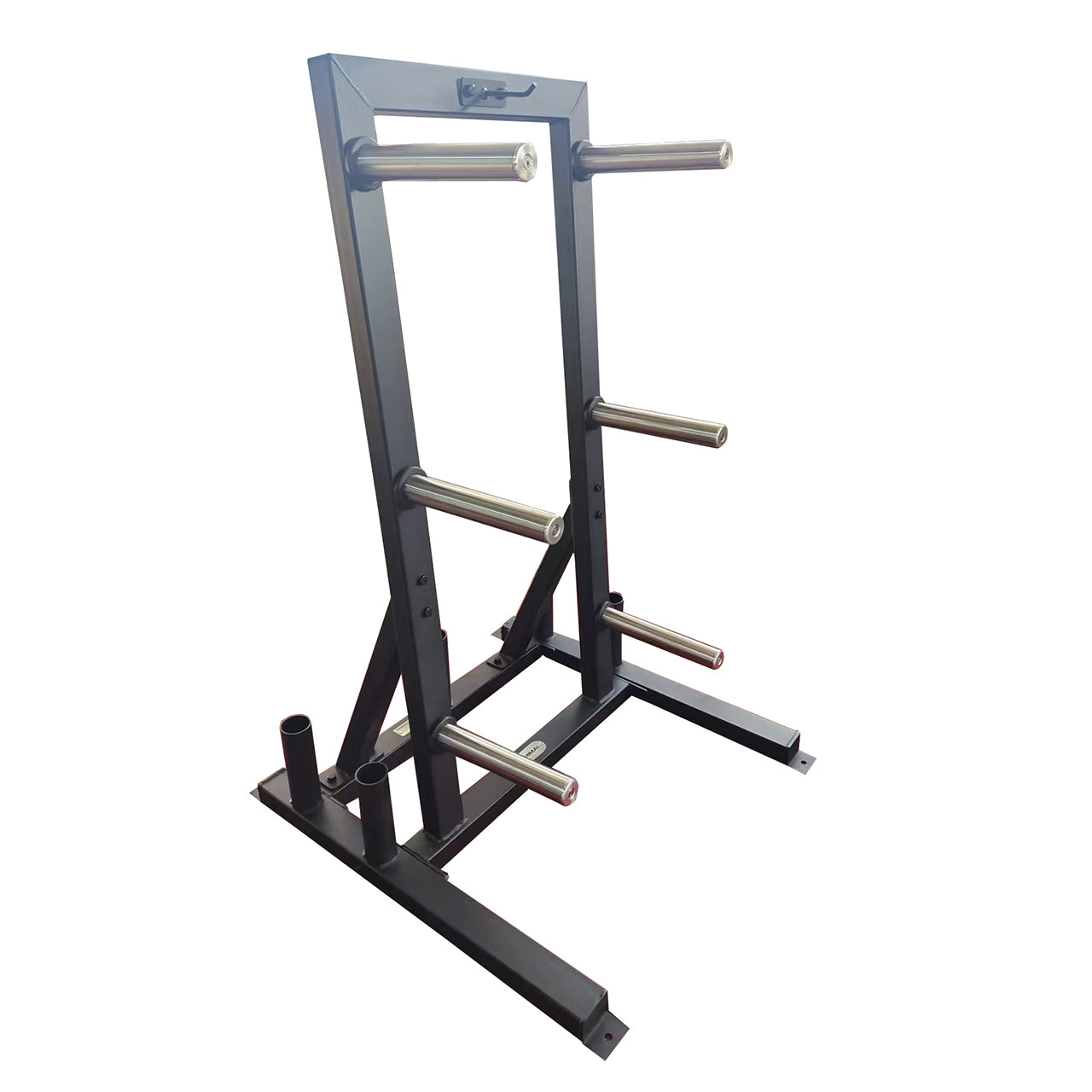Stealth Commercial Fitness Olympic Disc & Barbell Rack Matte Nero ...