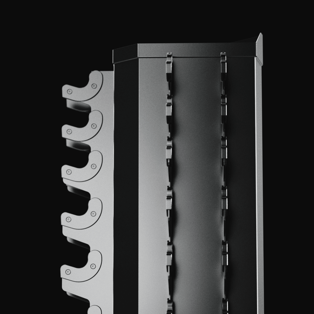 10 Pair Upright Dumbbell Rack